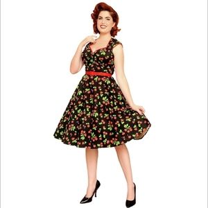 Pinup girl clothing Heidi Cherry dress